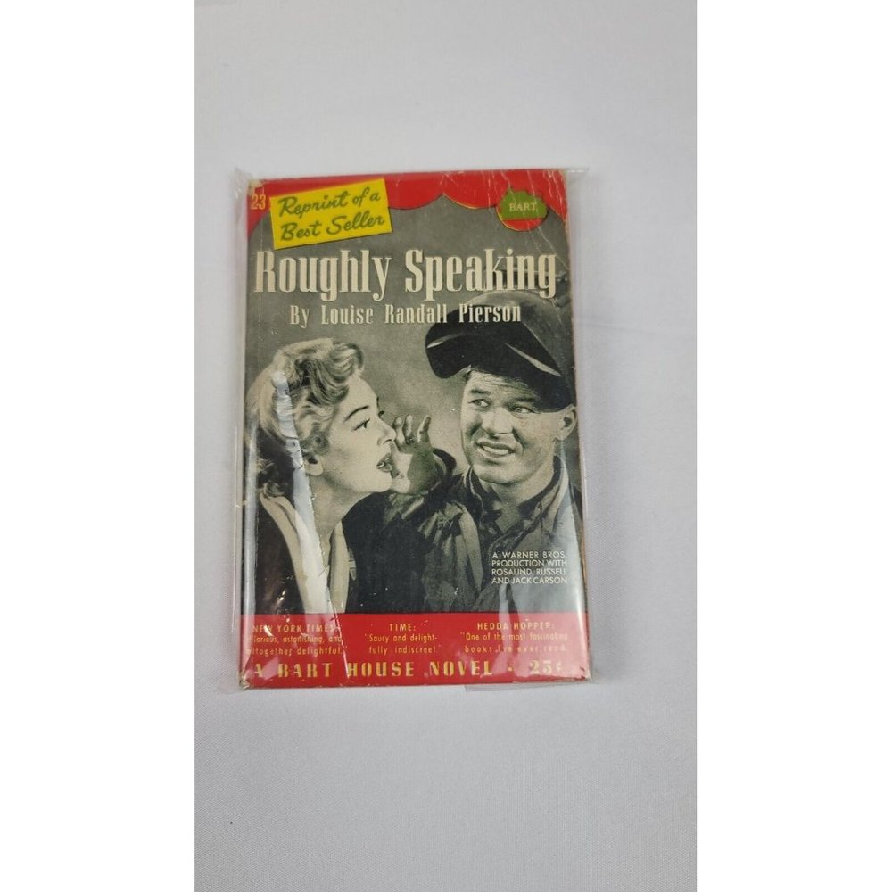 Vintage‎ RARE Roughly Speaking - Louise Randall Pierson - 1943 Paperback